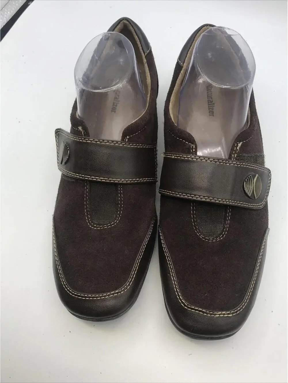 Naturalizer Shoes Women Size 10 M Brown Leather adjustable Shoe